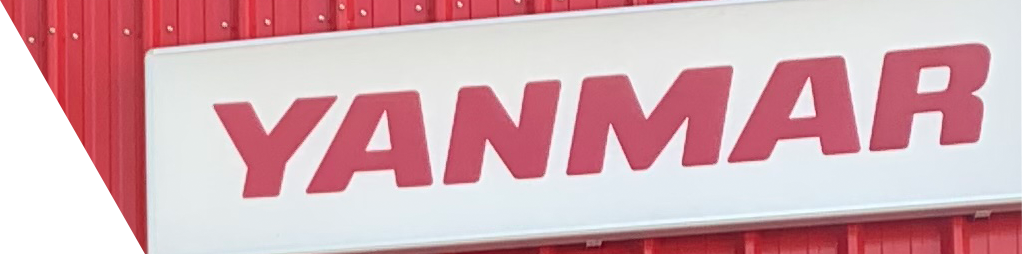 Roof with Yanmar Logo